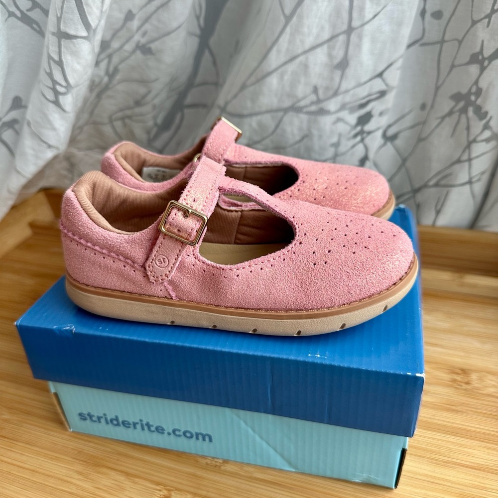 NWB - Stride Rite Pink Mary Jane Shoes